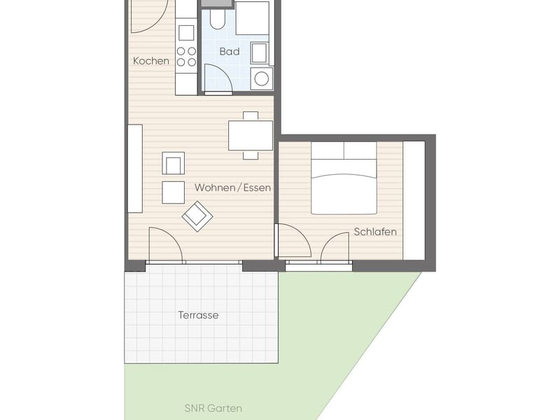 A3: 2-room apartment in Konstanz-Wollmatingen – photo 5